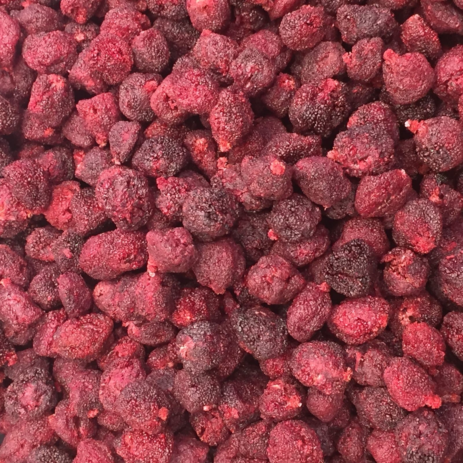 Fresas liofilizadas